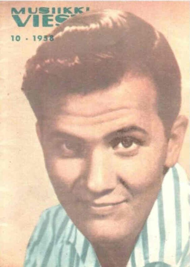 MUSIIKKI VIESTI magazine side cover Issue 10   1958